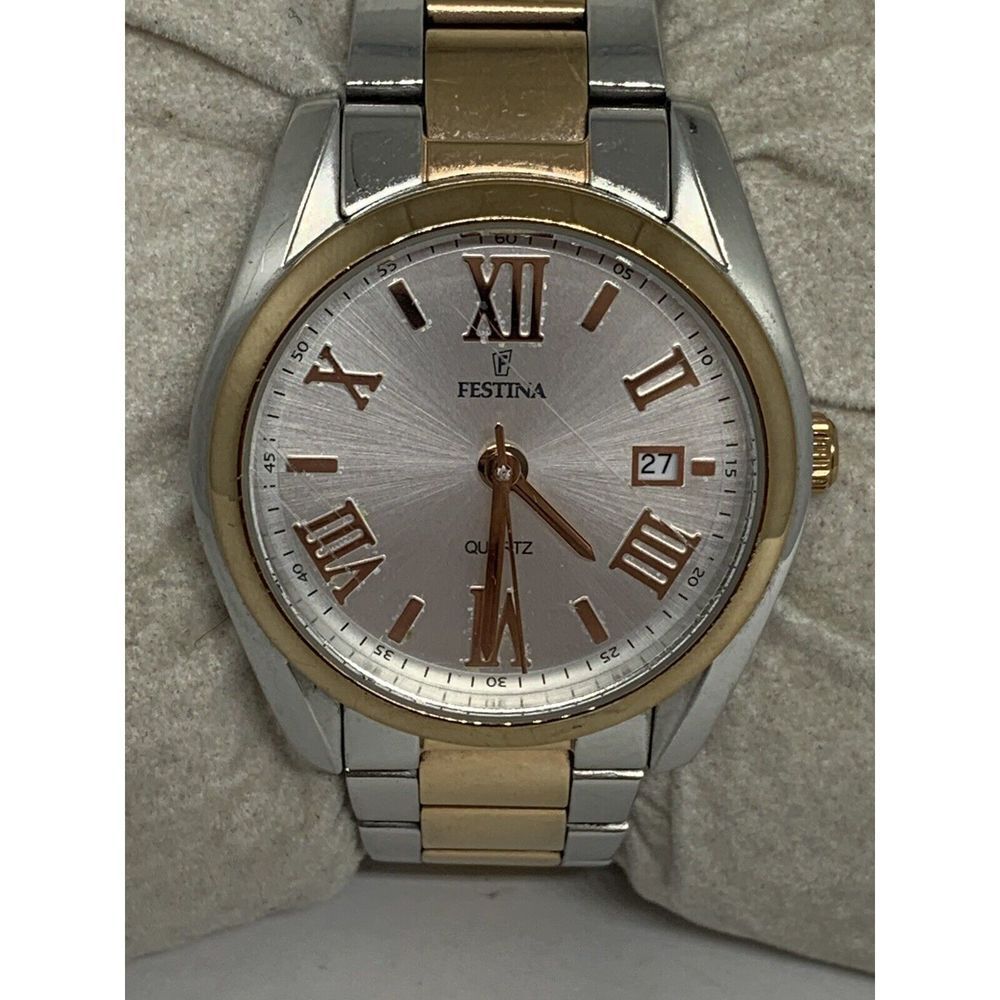 Festina F16795 Women Stainless Steel Analog Silver Dial Quartz Wrist Watch OL420